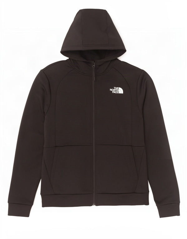 The North Face Pull à capuche zippé graphique pour femme UK 16 Large Noir