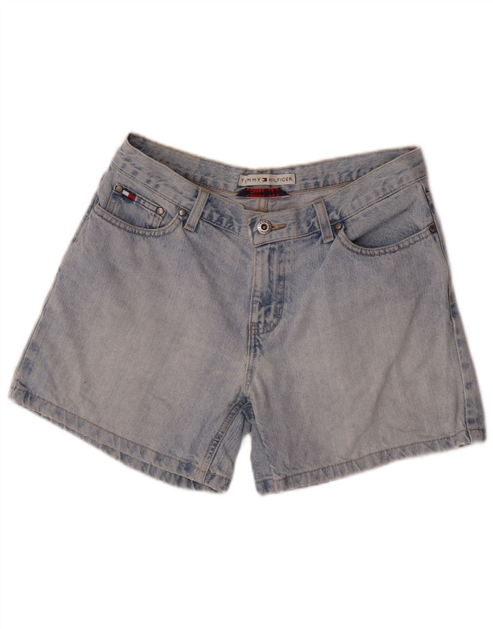 Tommy Hilfiger Short en jean vieilli W28 pour femme Bleu moyen