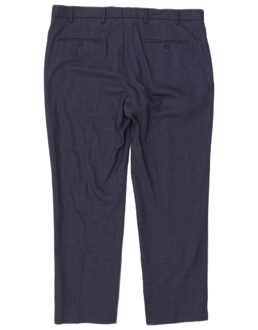 Marks & Spencer Pantalon de costume coupe classique pour homme W38 L29 Bleu laine