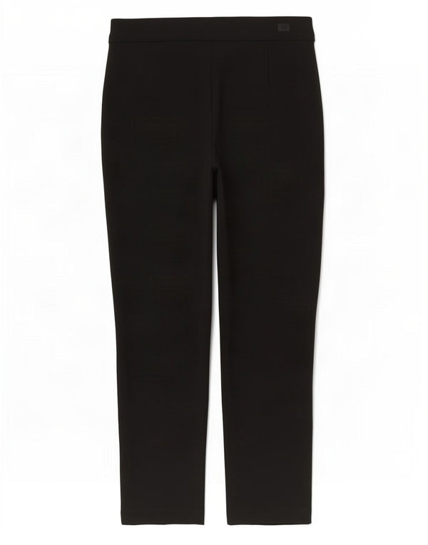 Marks & Spencer Womens High Waist Casual Trousers UK 12 Medium W30 L27 Blac