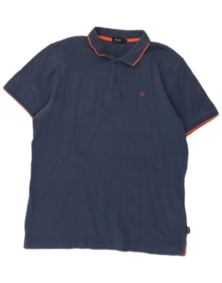 Liu Jo Polo Homme Grand Bleu Marine Coton