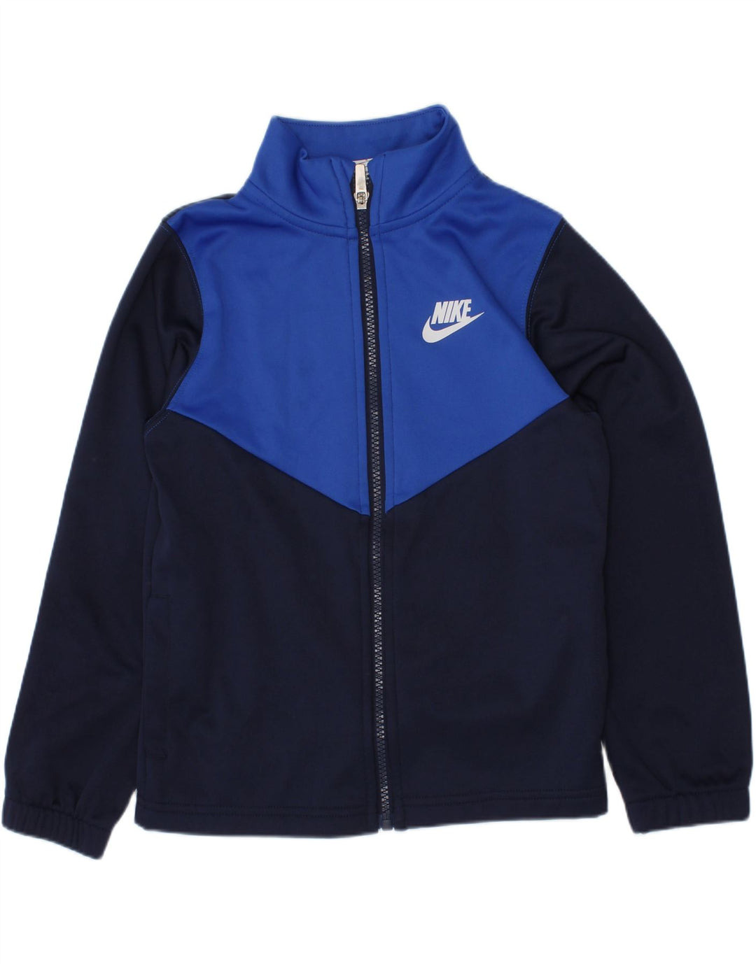 Nike Veste de survêtement pour garçon 6-7 ans Large Bleu Marine Colorblock