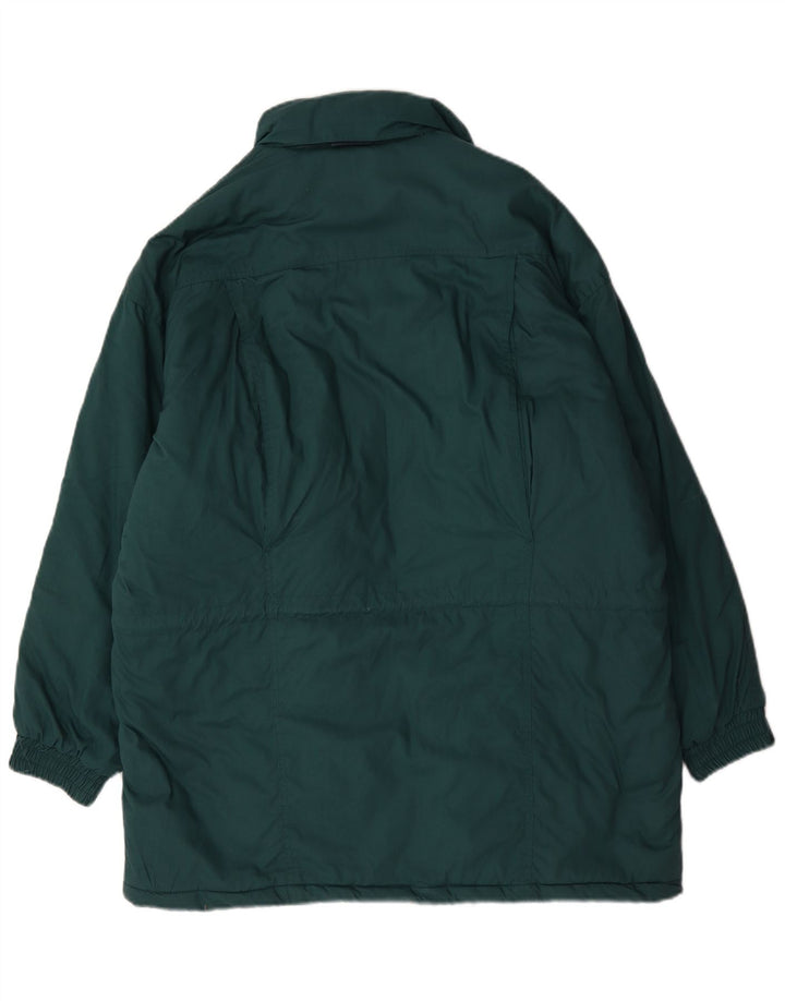 Hurricane Veste matelassée coupe ample pour homme UK 38 en coton vert moyen