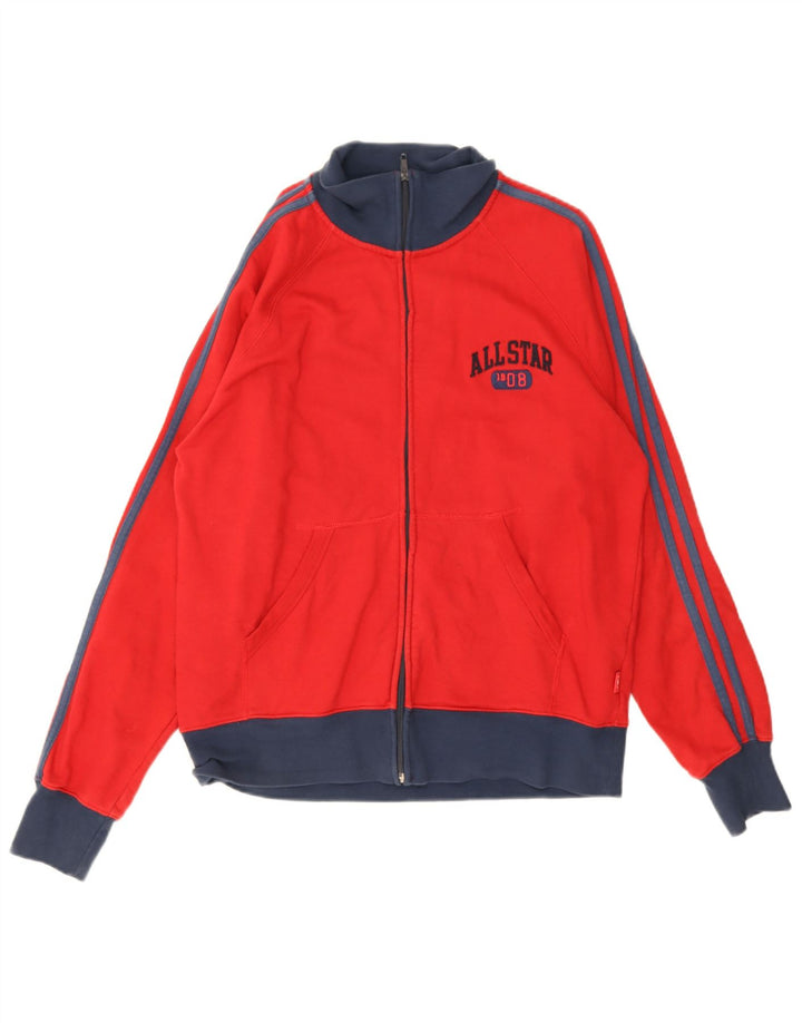 Converse Veste de Survêtement All Star Graphic Homme Rouge Moyen Colourblock