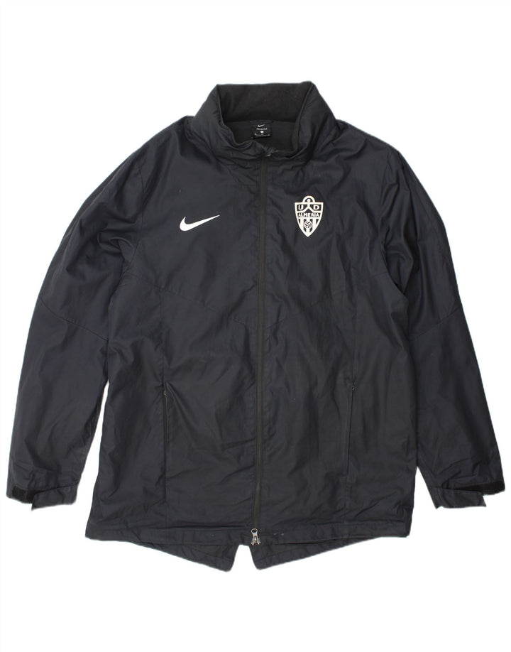 Nike Veste de pluie à capuche pour homme UK 42 XL Gris Polyester