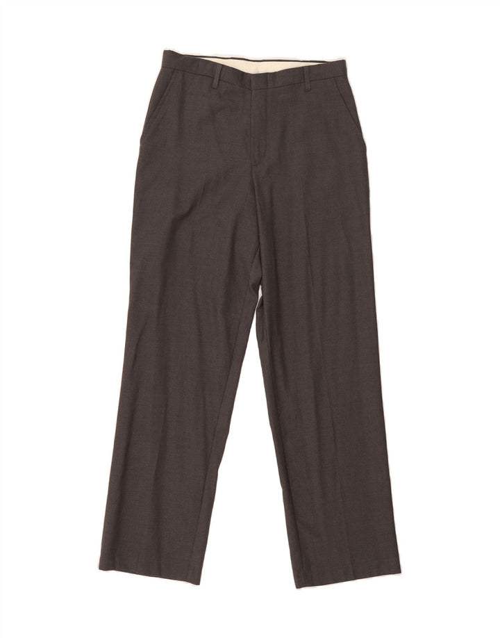 CHAPS Boys Straight Suit Trousers 15-16 Years W30 L30 Grey Polyester Vintage Chaps and Second-Hand Chaps from Messina Hembry 