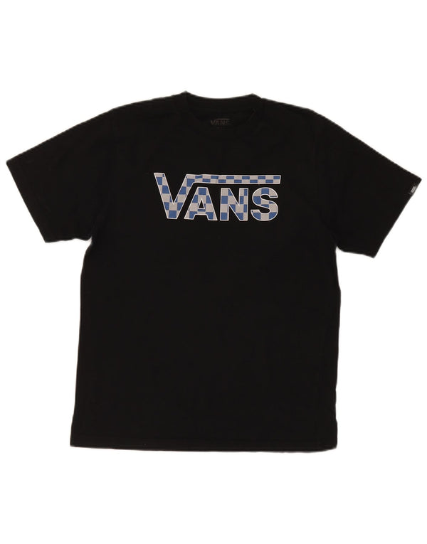 Vans Boys Classic Fit Graphic T-Shirt Top 12-13 ans Grand Noir Coton