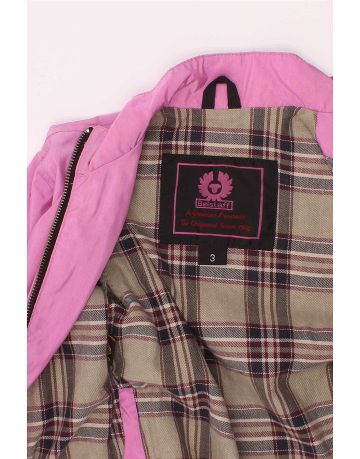 Belstaff Bomber Fille 2-3 Ans Rose Nylon