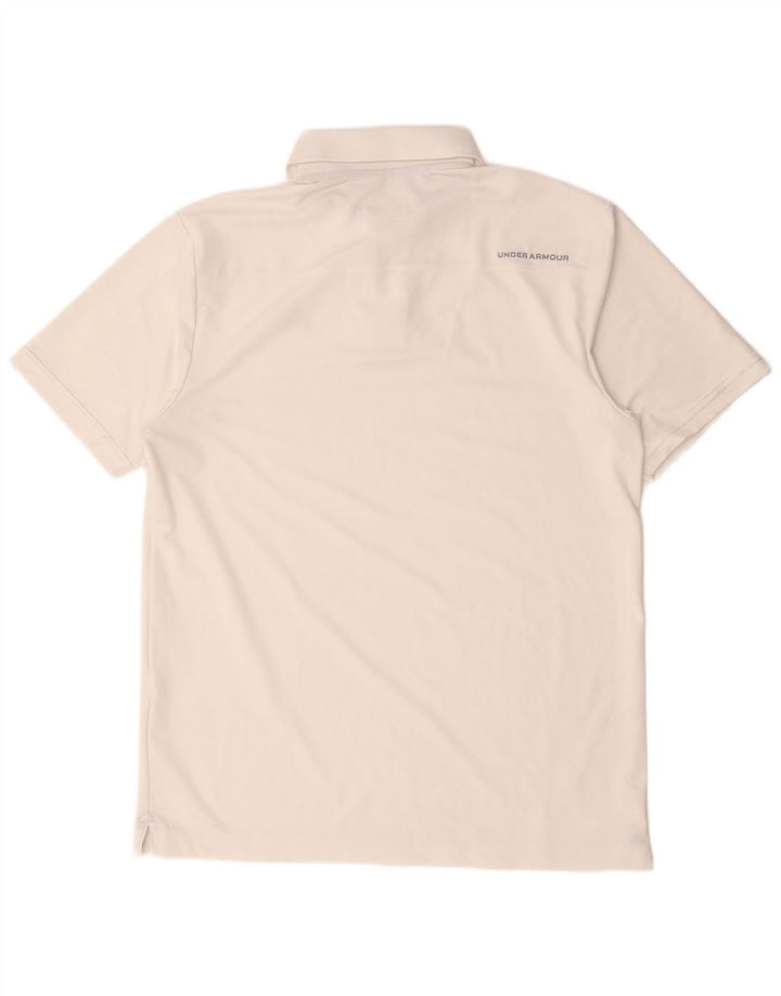 Under Armour Polo Heat Gear Homme Blanc Moyen