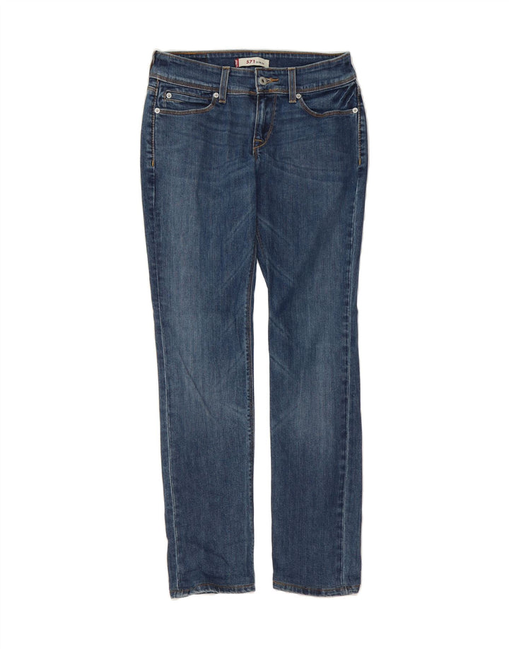 LEVI'S Womens 571 Slim Jeans W29 L31 Blue Cotton Vintage Levi's and Second-Hand Levi's from Messina Hembry 