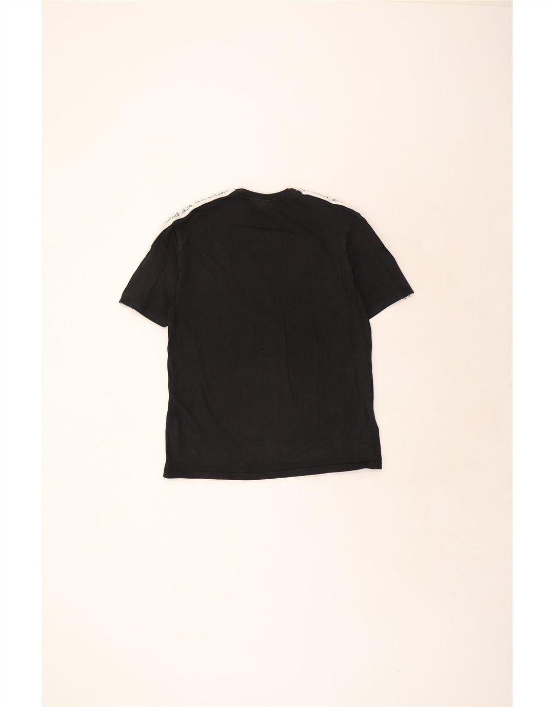 Kappa Mens Graphic T-Shirt Top Large Noir Coton