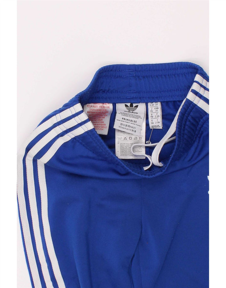 Adidas Pantalon de survêtement garçon Joggers 2-3 ans Bleu Polyester