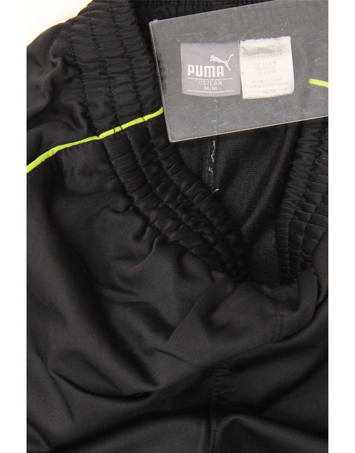 Puma Pantalon de survêtement garçon 7-8 ans Polyester color block noir moyen