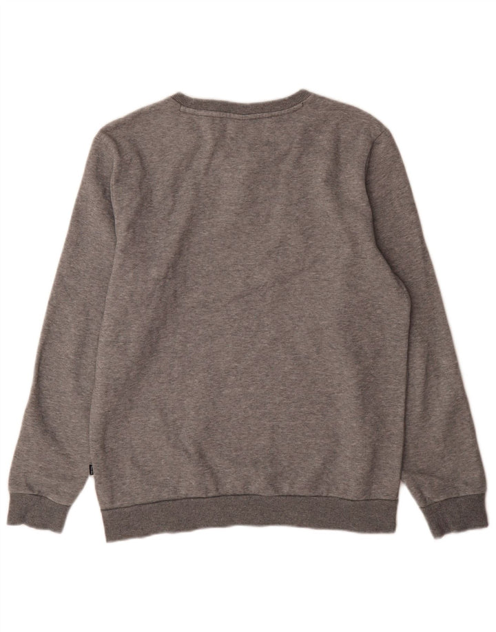 Puma Sweat-shirt graphique pour homme, petit, gris