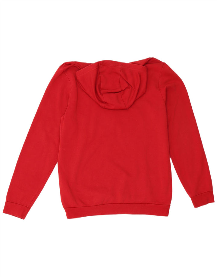 ADIDAS Pull à capuche garçon 15-16 ans Rouge Coton