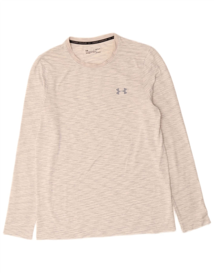 Under Armour Heat Gear Haut à manches longues pour homme Gris moucheté