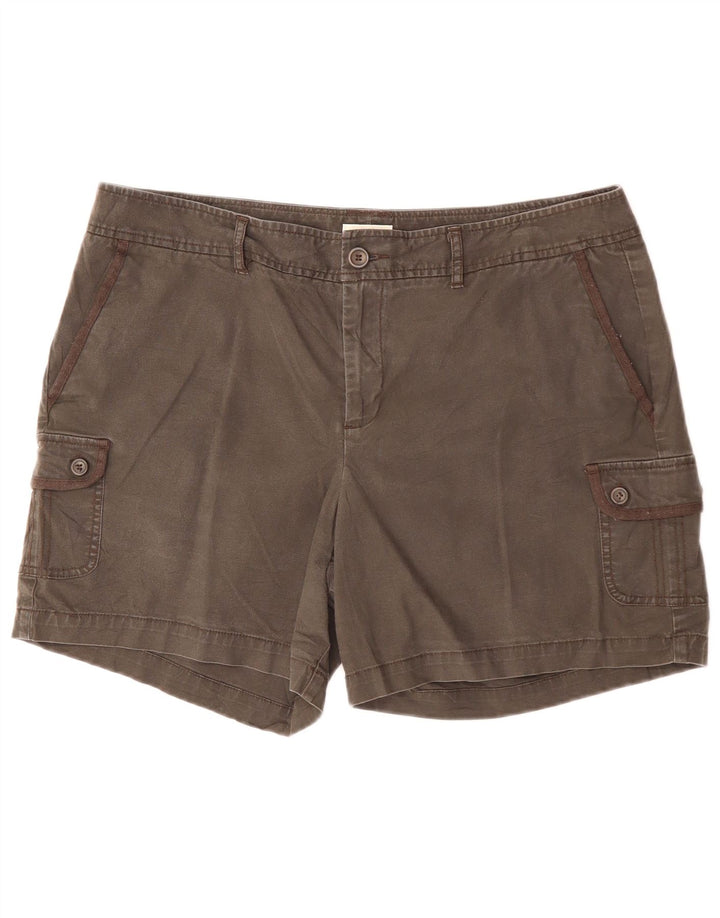 DOCKERS Short cargo pour femme US 16 2XL W38 Gris Coton