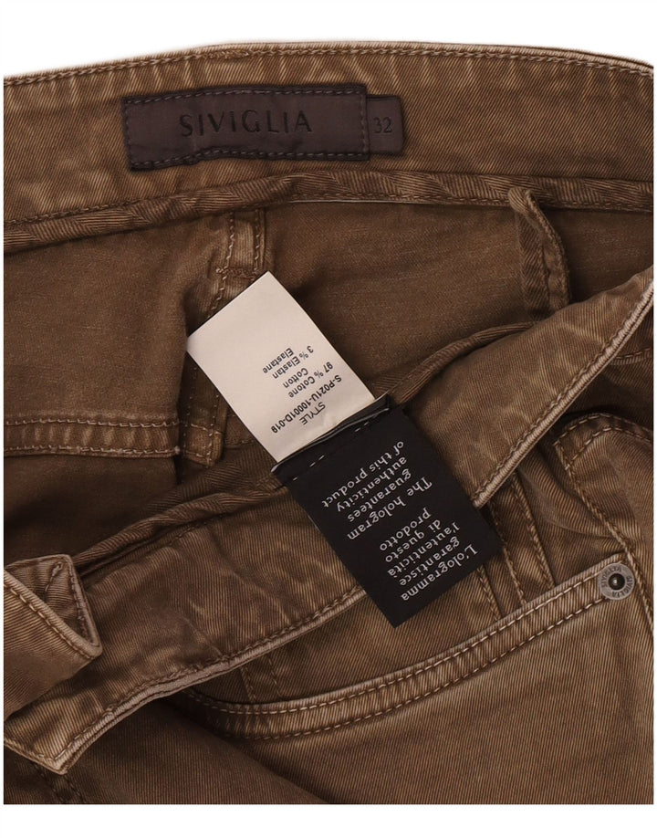 SIVIGLIA Jean Slim Femme W32 L33 Beige Coton