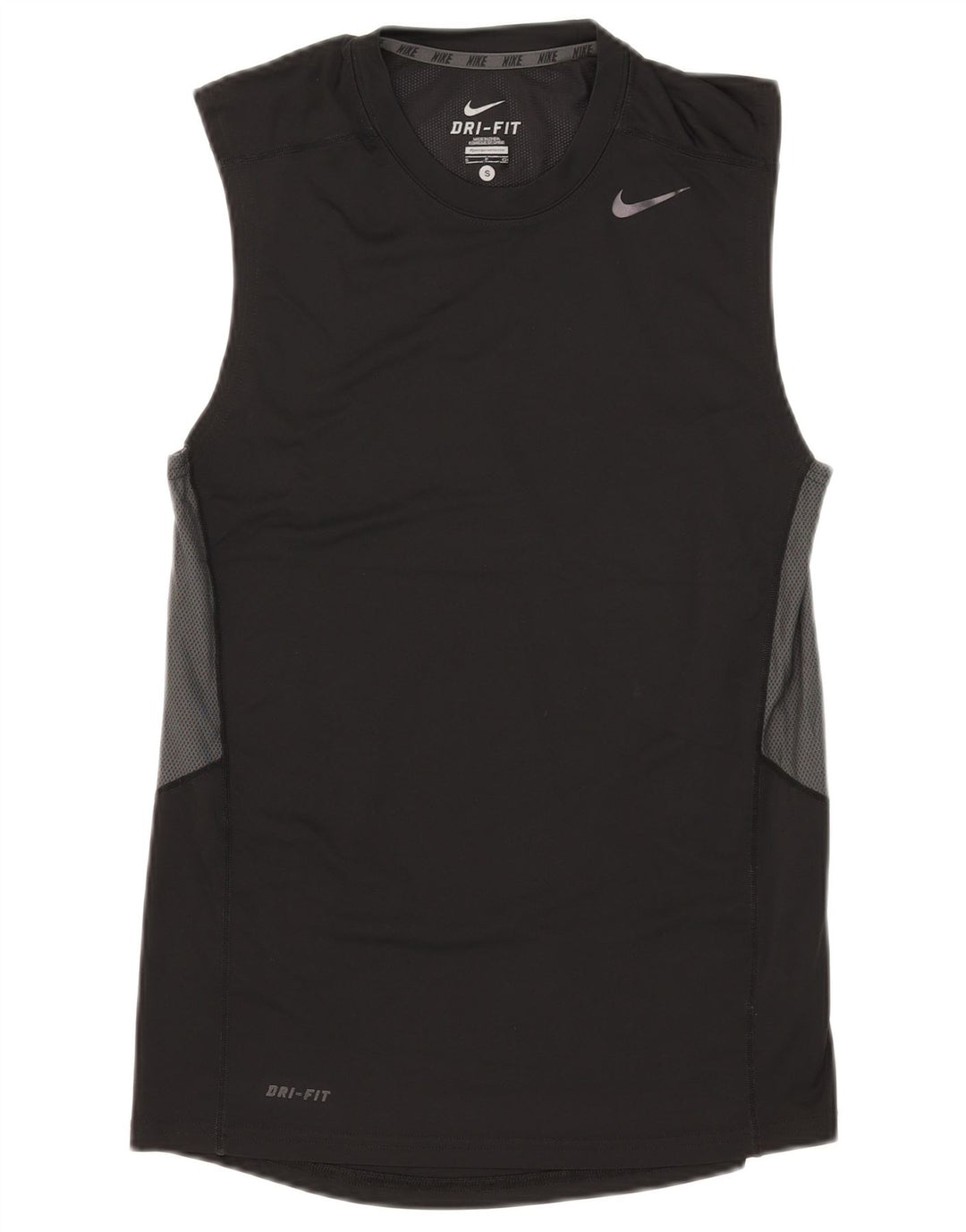 Nike Hommes Dri Fit Débardeur Petit Noir Colorblock Polyester