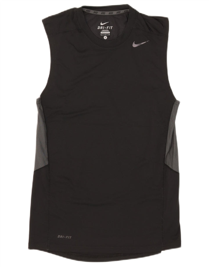 Nike Hommes Dri Fit Débardeur Petit Noir Colorblock Polyester