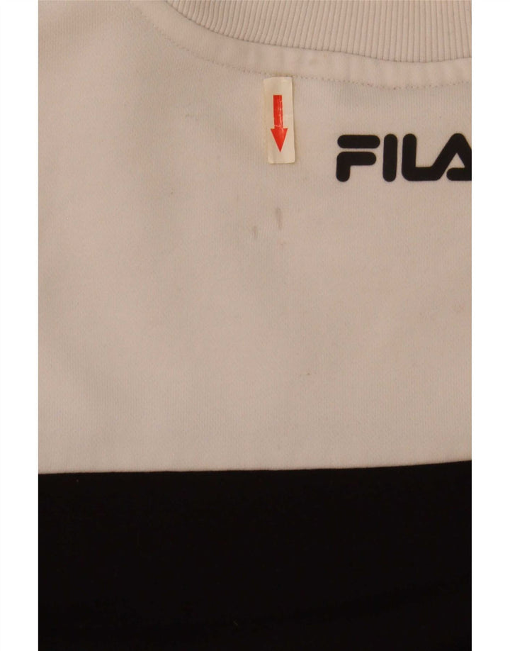 Fila Sweat-shirt graphique pour femme UK 14 Medium Multicolore
