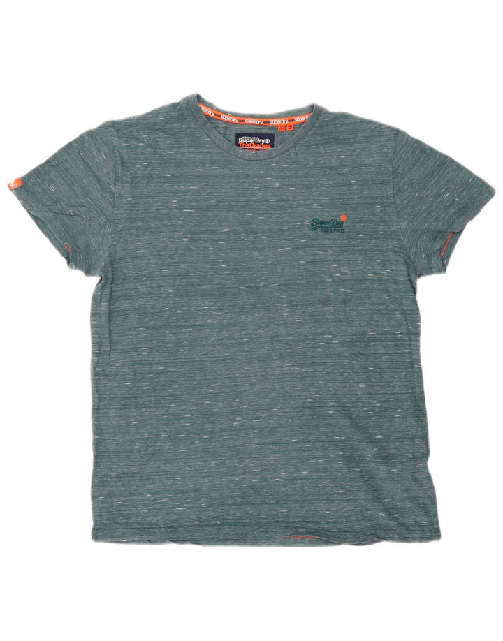 Superdry T-Shirt Top Petit Vert Moucheté Homme