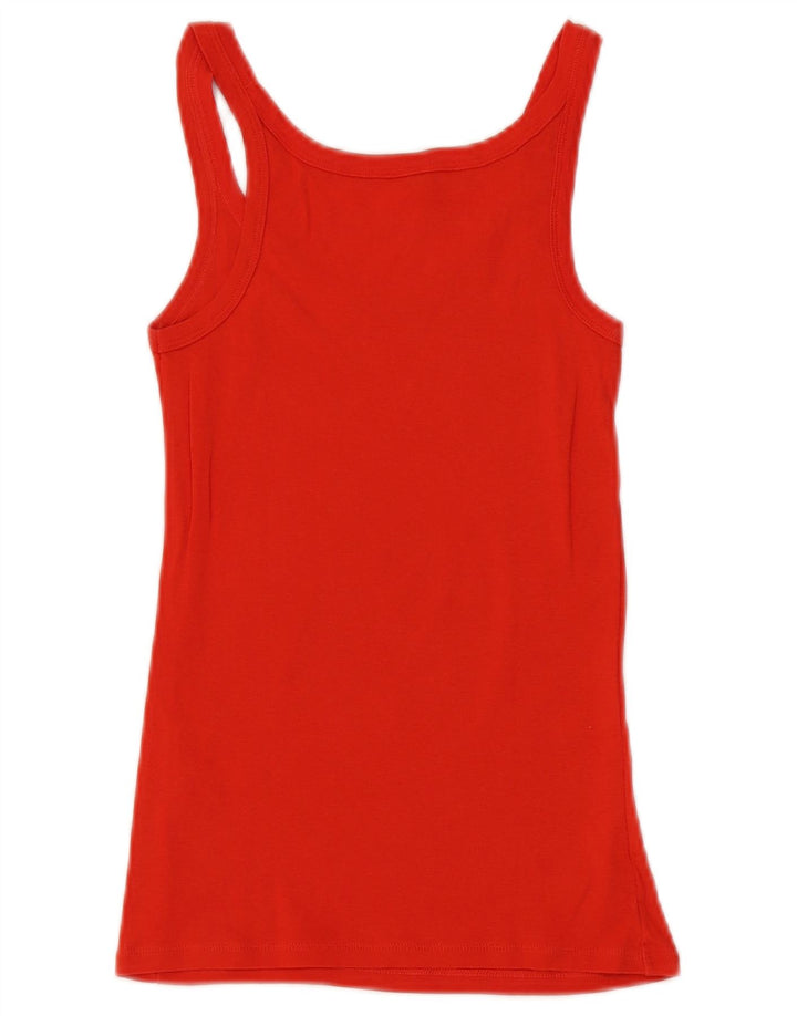 Benetton Débardeur Femme UK 8 Small Rouge