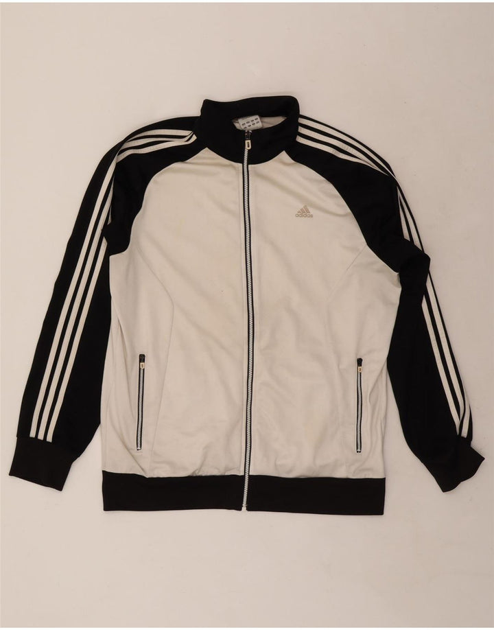 Adidas Veste de survêtement pour homme UK 46/48 XL Blanc Polyester