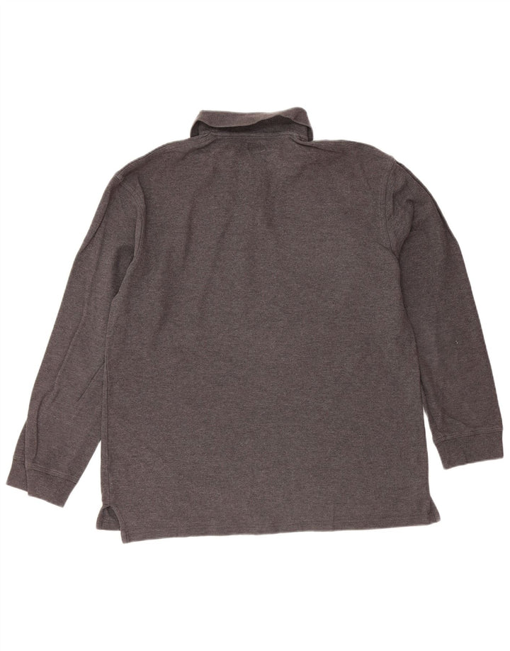 CALVIN KLEIN JEANS Polo à Manches Longues Garçon 15-16 ans Gris