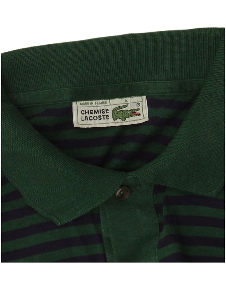 Lacoste Polo Homme Taille 4 Medium Green Pinstripe