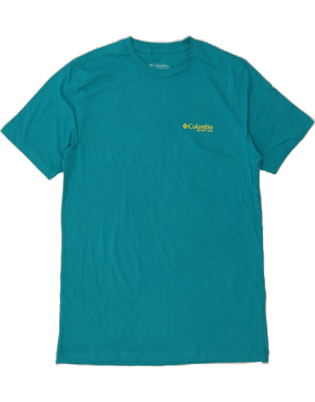 COLUMBIA T-Shirt Graphique Homme Coton Turquoise Moyen