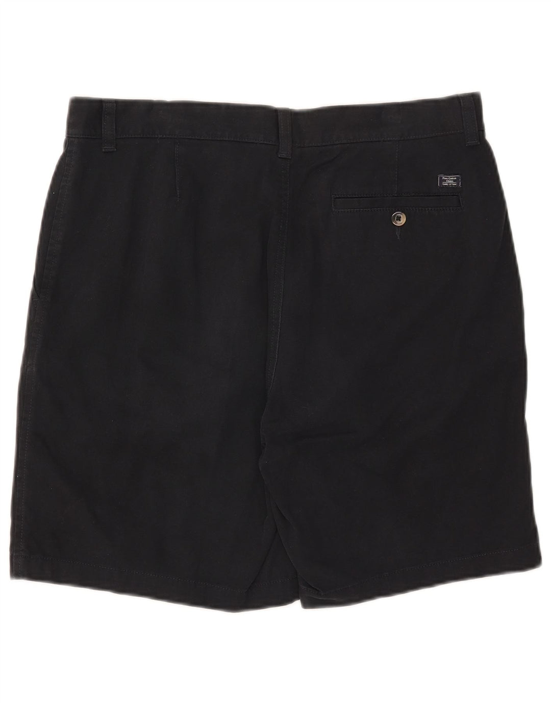 Marks & Spencer Short Chino Homme W36 Large Bleu Marine Coton