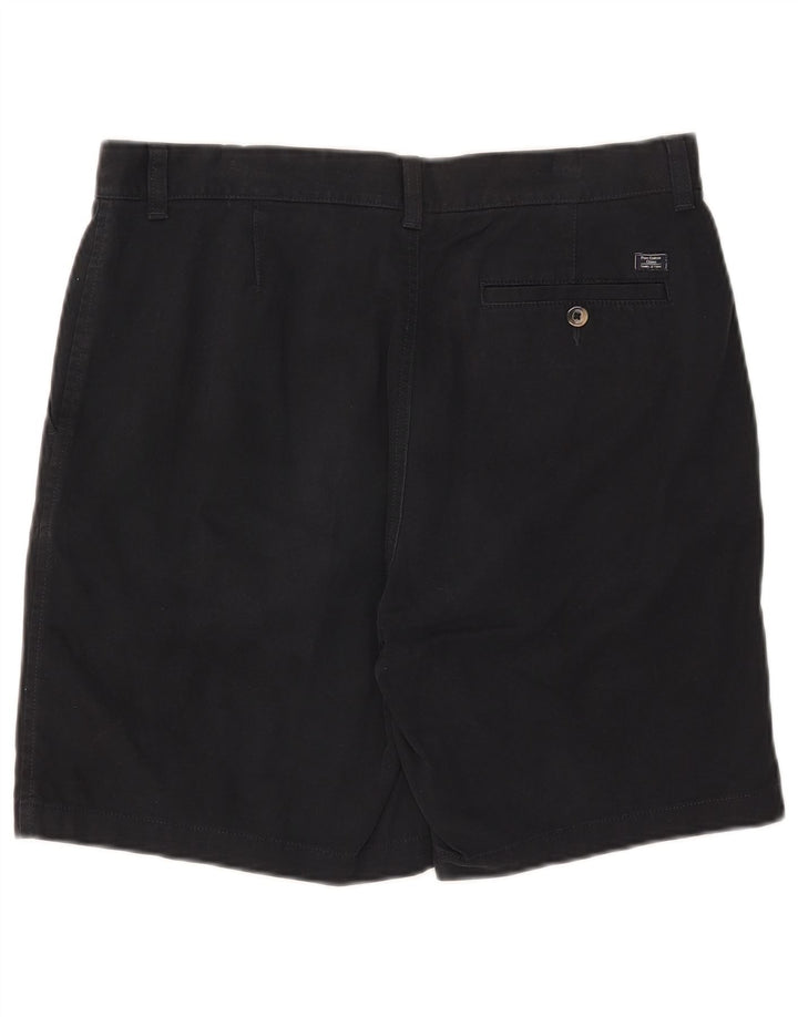 Marks & Spencer Short Chino Homme W36 Large Bleu Marine Coton