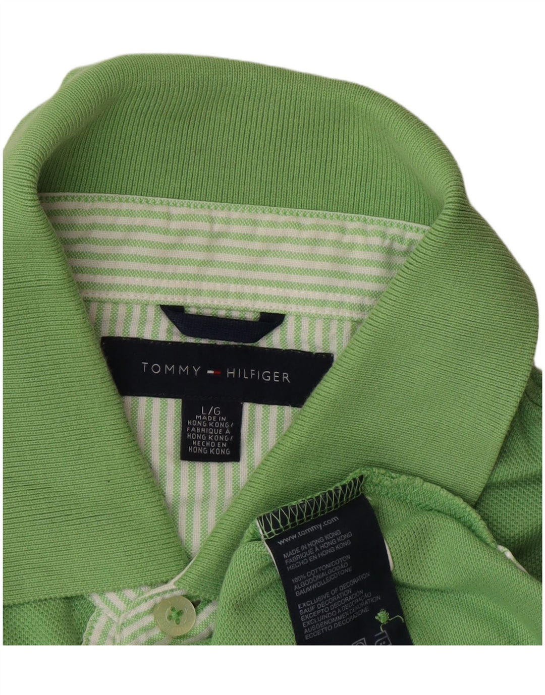 Tommy Hilfiger Polo Homme Grand Vert Coton