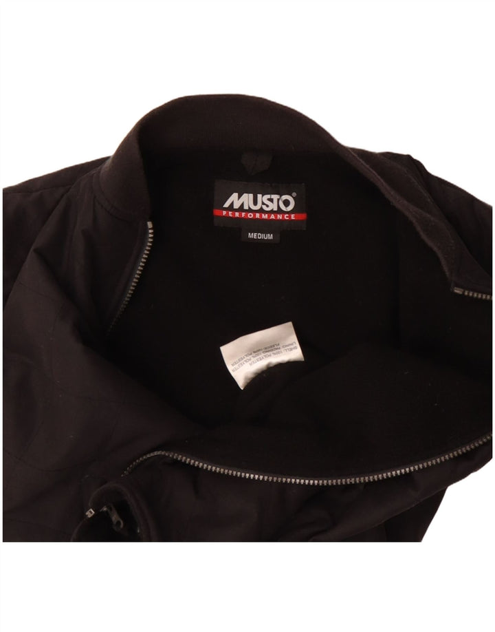 Musto Gilet matelassé pour femme UK 44 Medium Noir Polyester