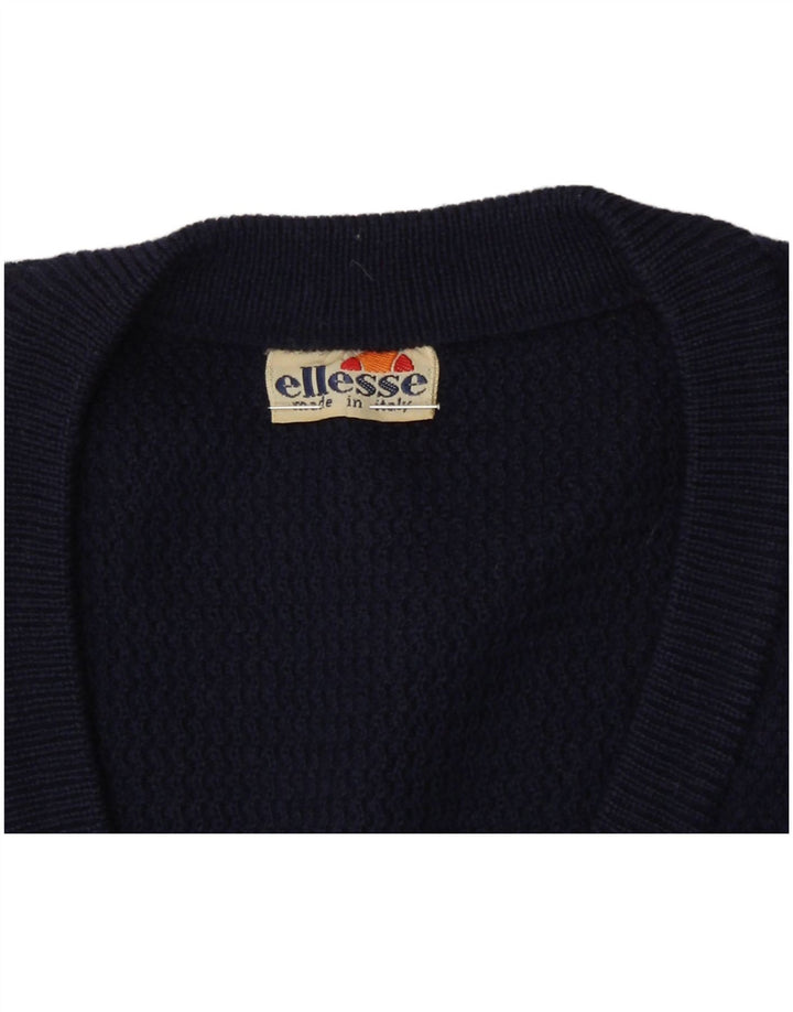 Ellesse Débardeur Vest Homme Bleu Marine Moyen