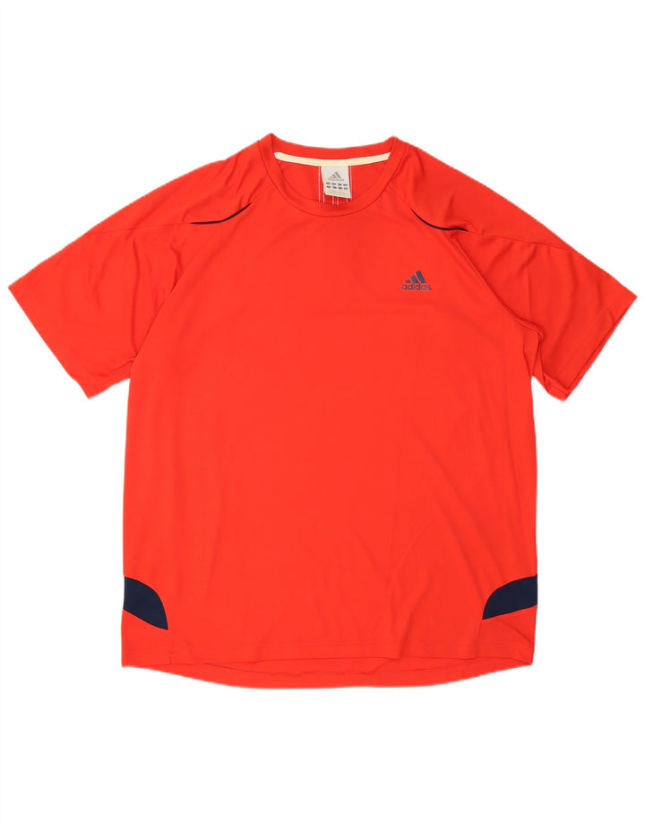 Adidas T-Shirt Homme Top XL Rouge Colourblock