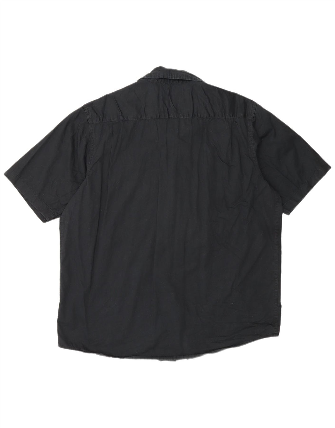 Wrangler Chemise à manches courtes pour homme Grand coton noir