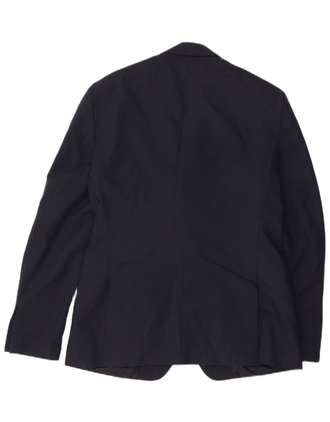 Zara Veste Blazer 2 Boutons Homme EU 54 XL Bleu Marine Polyester