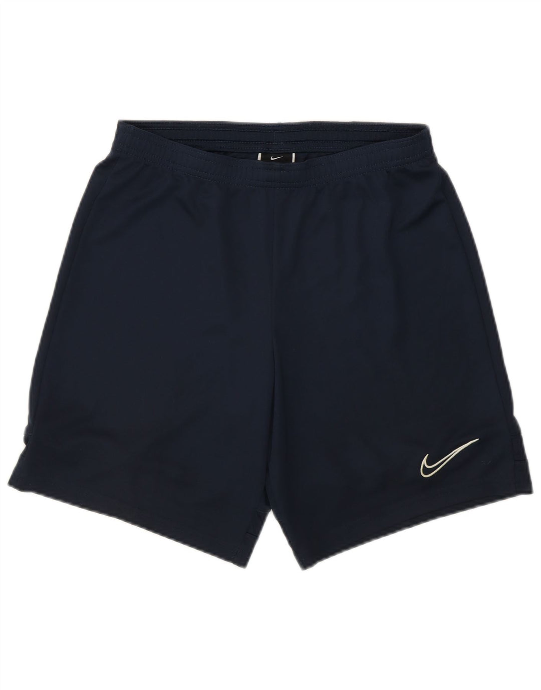 Short de sport Nike pour hommes, petit, bleu marine, en polyester