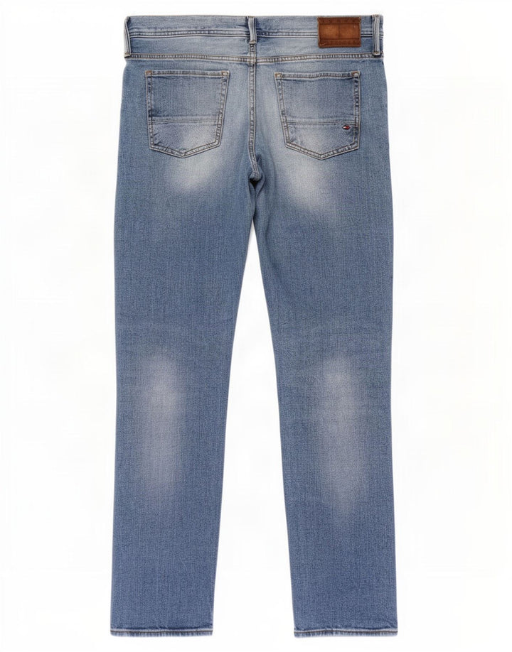 Tommy Hilfiger Jean Slim Homme W36 L30 Bleu Coton