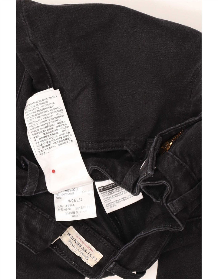 Levi's Jean 715 Bootcut Femme Noir W26 L32 Coton