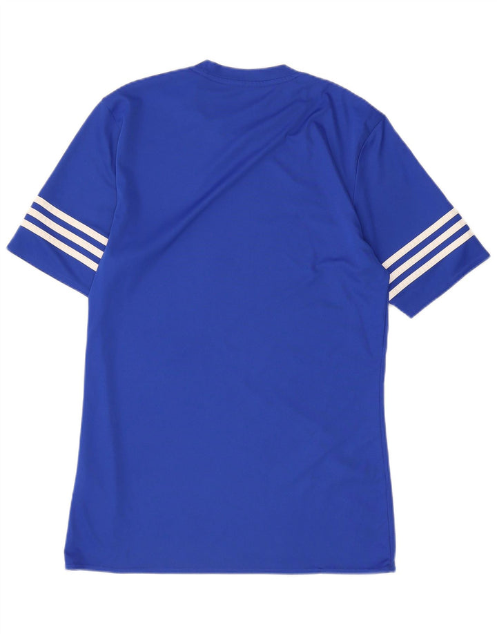 ADIDAS T-Shirt Climalite Homme Petit Bleu Polyester