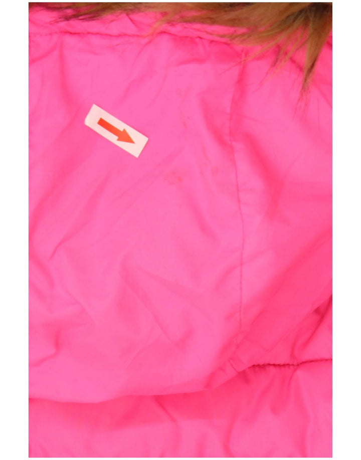 Superdry Veste matelassée à capuche pour femme UK 14 Large Rose Polyester