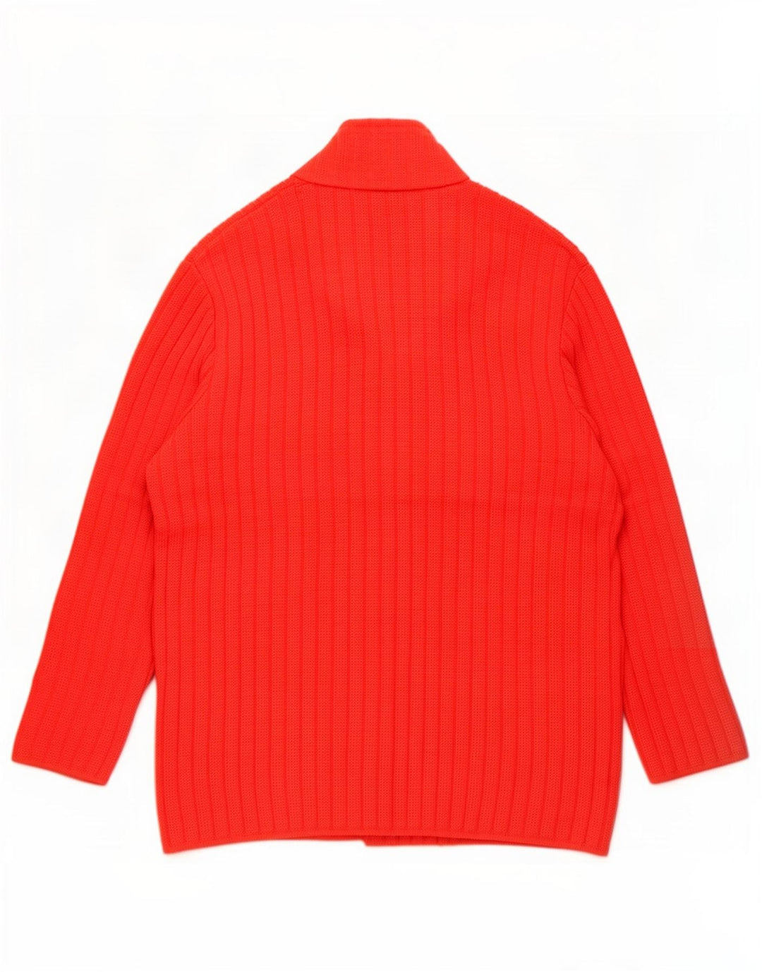 vintage Femme Cardigan Pull UK 16 Grand Rouge