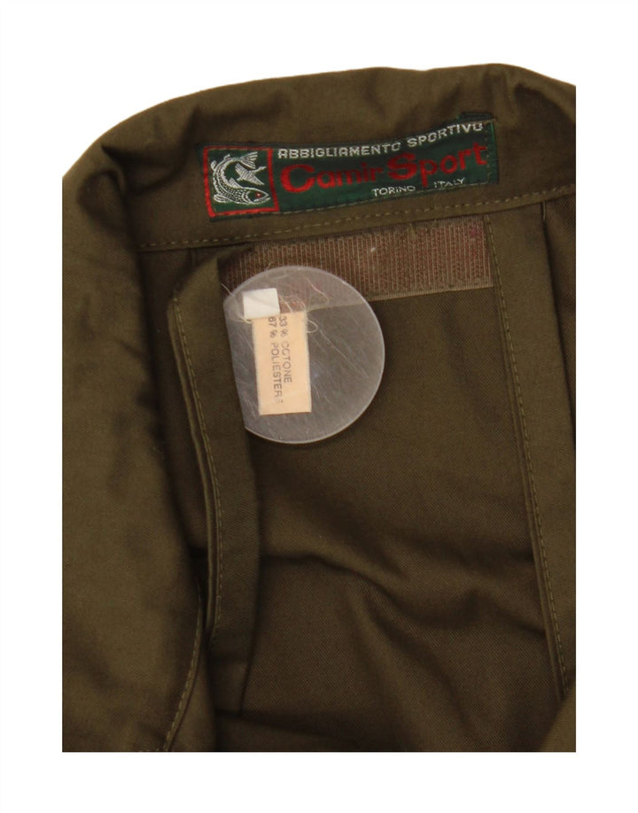 veste utilitaire vintage pour hommes IT 56 3XL Kaki Polyester