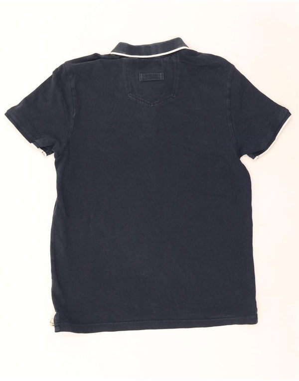 Polo Homme Fat Face Coton Bleu Marine Moyen