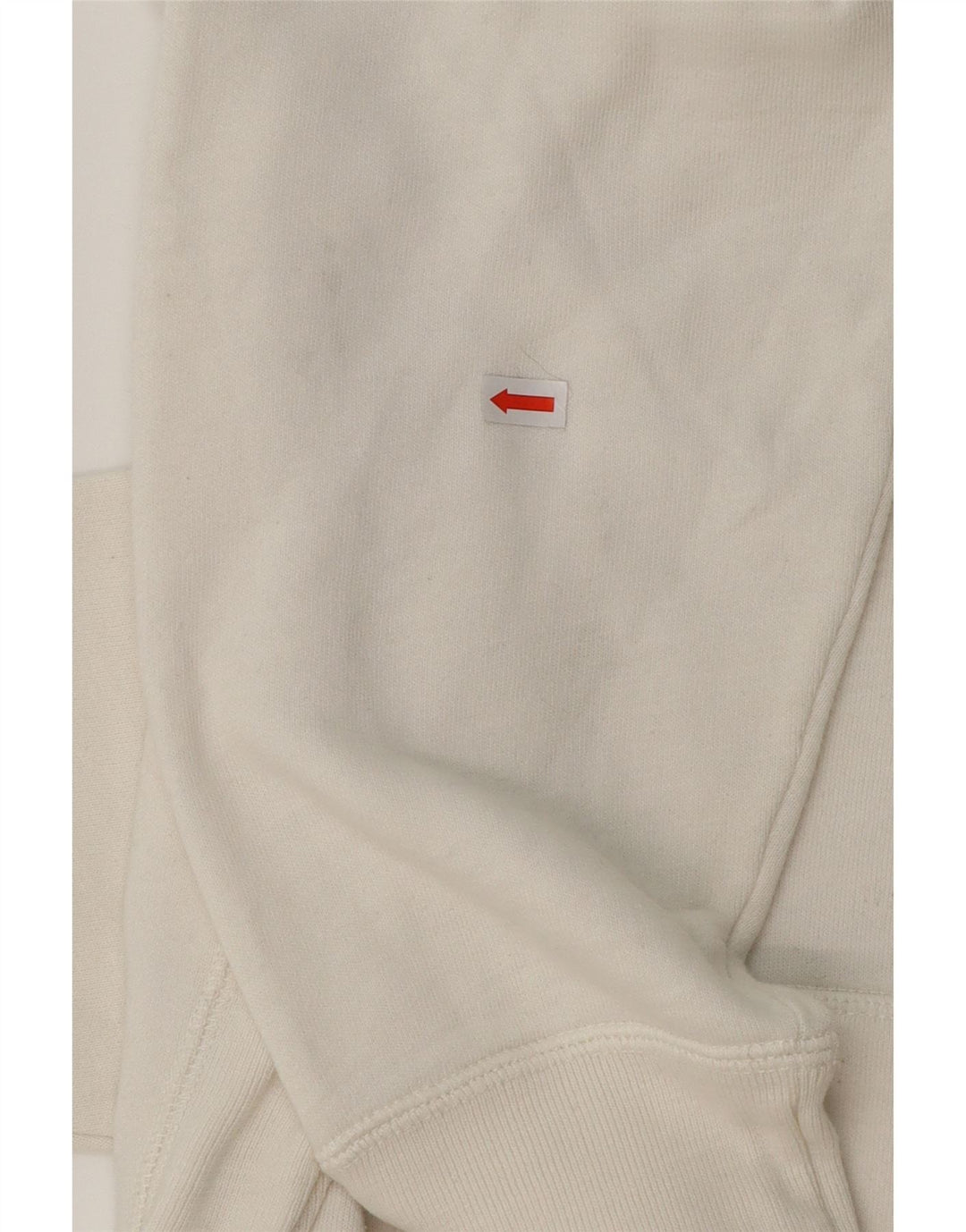 JACK WILLS Mens Graphic Hoodie Jumper Medium White Cotton