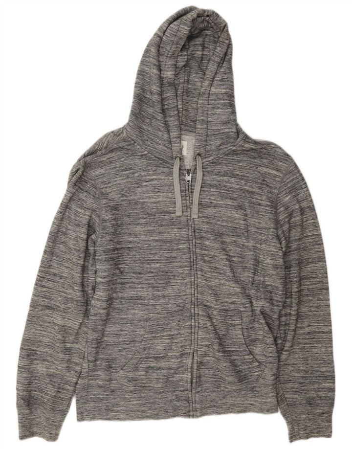 Gap Sweat à Capuche Zippé Homme Gris Moyen Moucheté Coton
