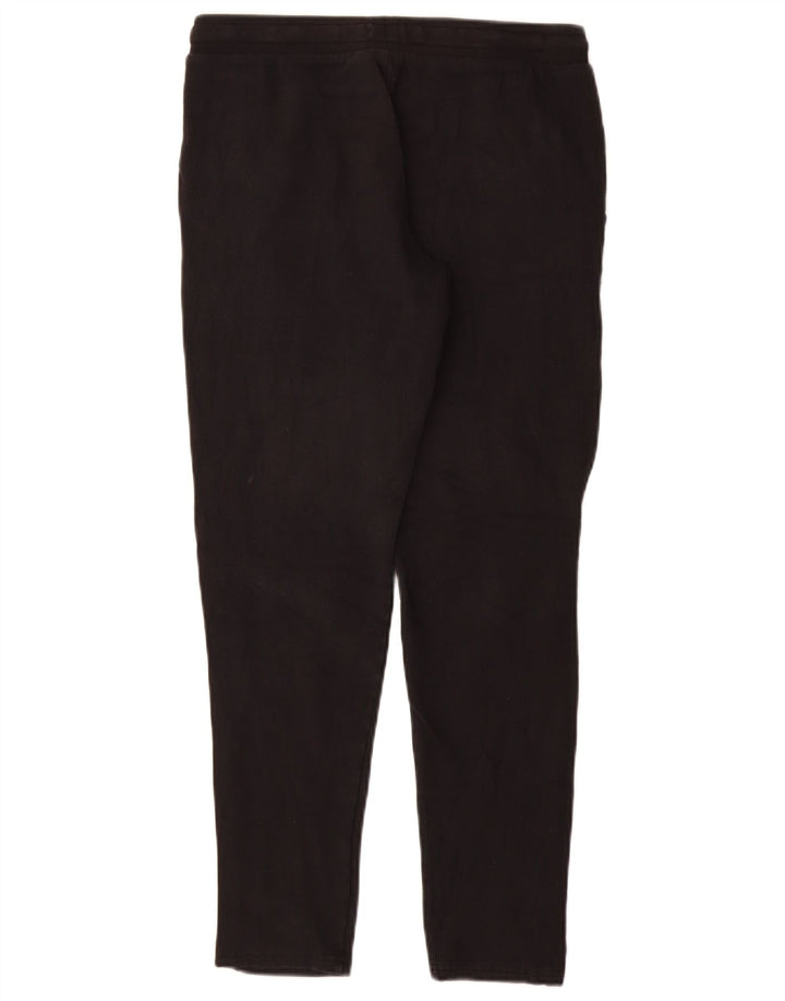 ELLESSE Pantalon de survêtement pour femme UK 14 Large Noir Coton